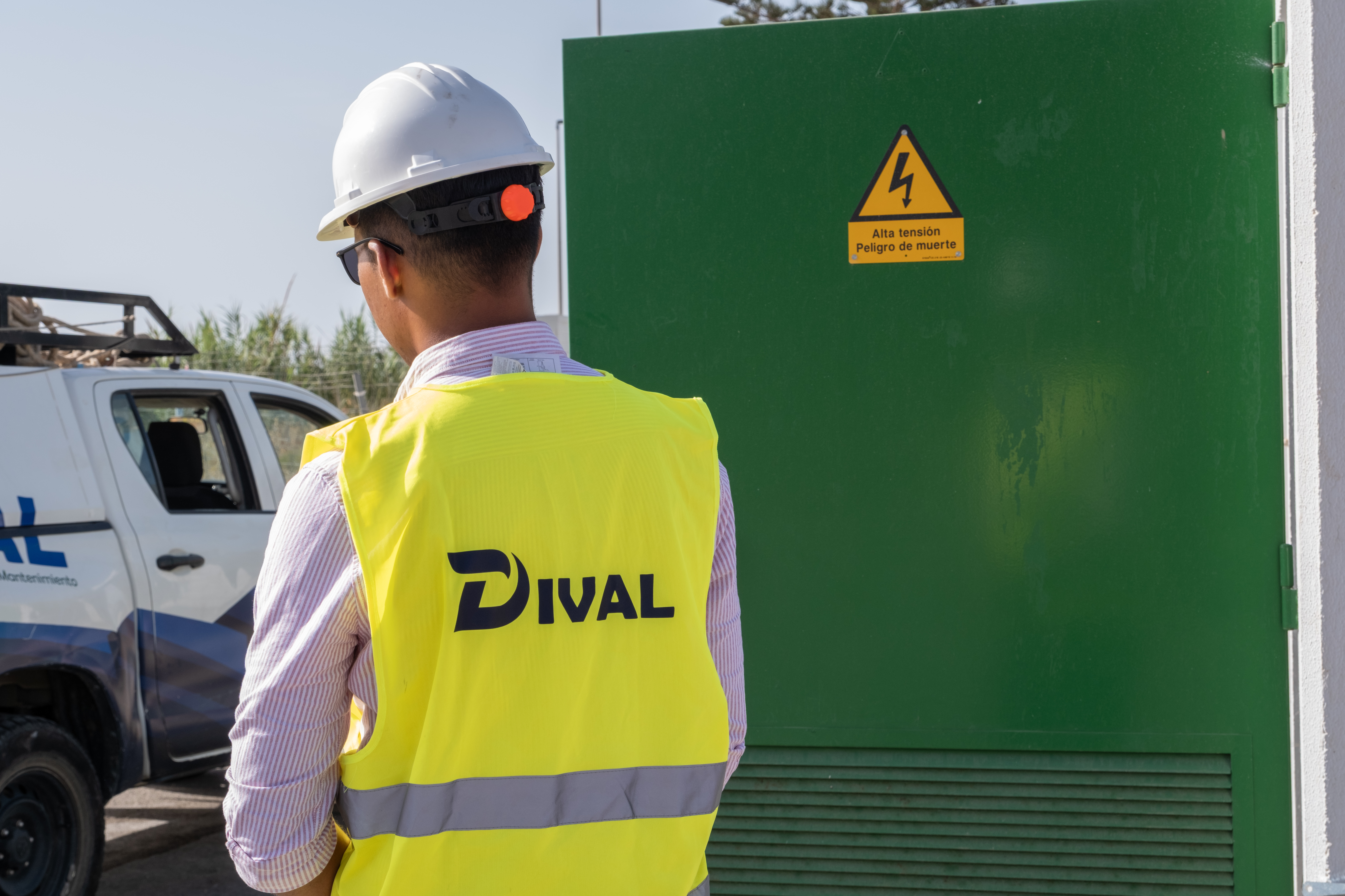 Equipo de Dival Technology durante el desarrollo de una actuación