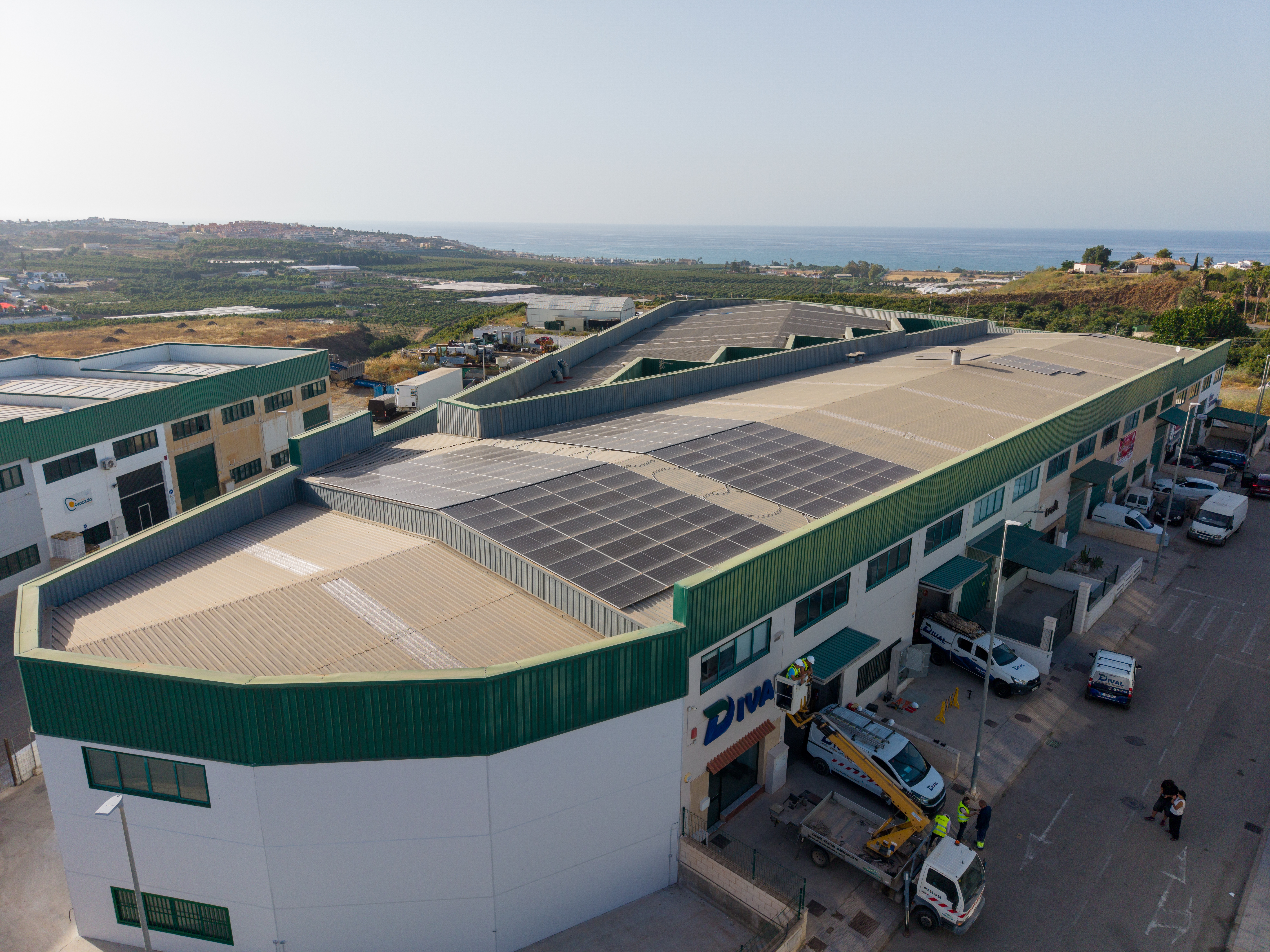 Instalación fotovoltaica de Dival Technology
